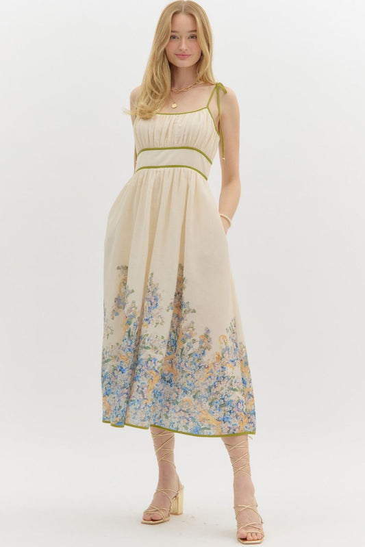 Floral Print Midi Dress