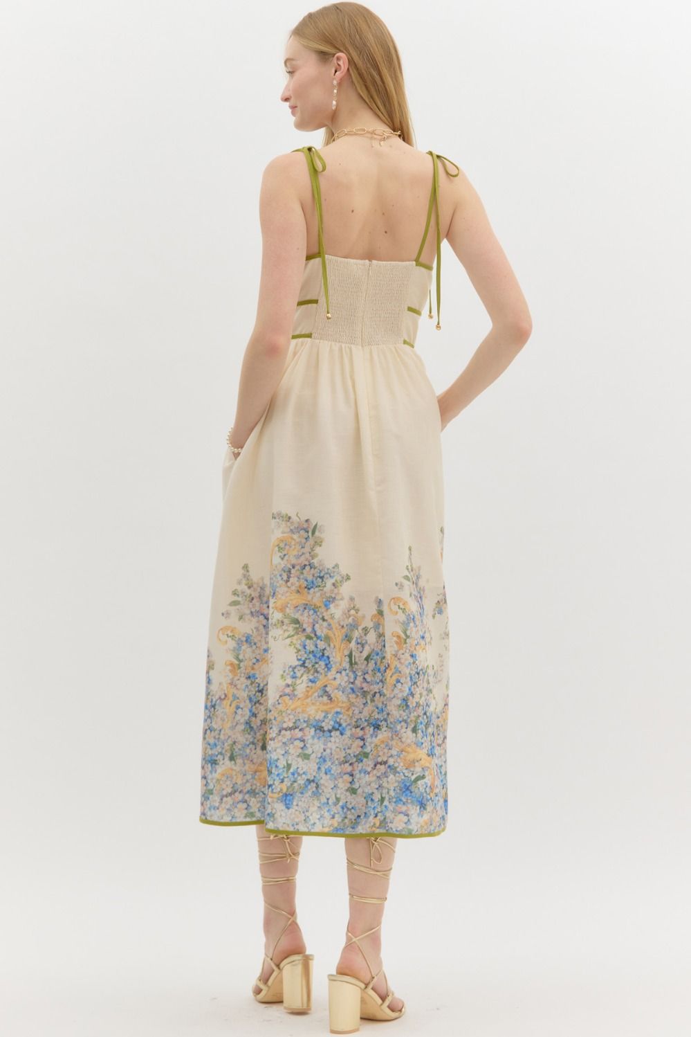 Floral Print Midi Dress