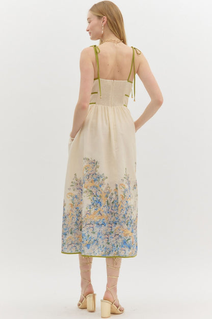 Floral Print Midi Dress