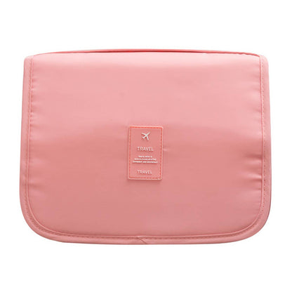 Beige Makeup Storage Bag For Travel