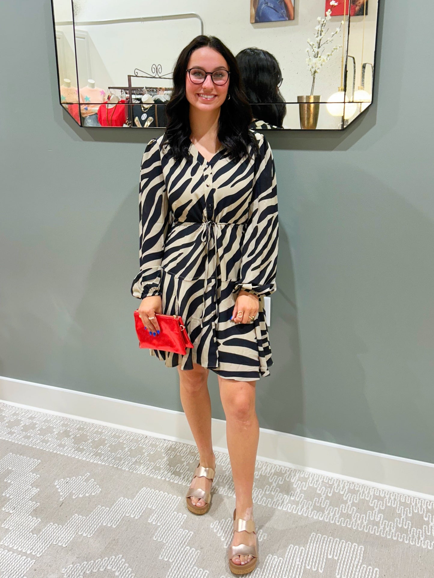 Zebra Print Dress